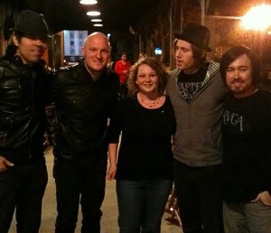 My daughter with Building 429 