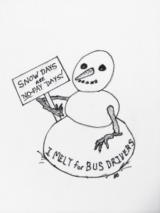 An illustration of mine from "Life Lessons from the School Bus"