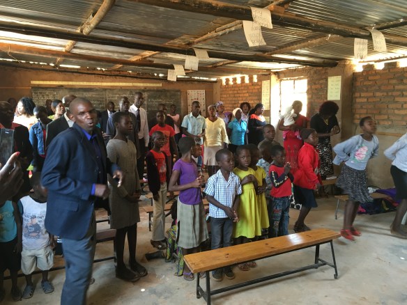 Worshiping Sunday morning at Dolomite Baptist. 